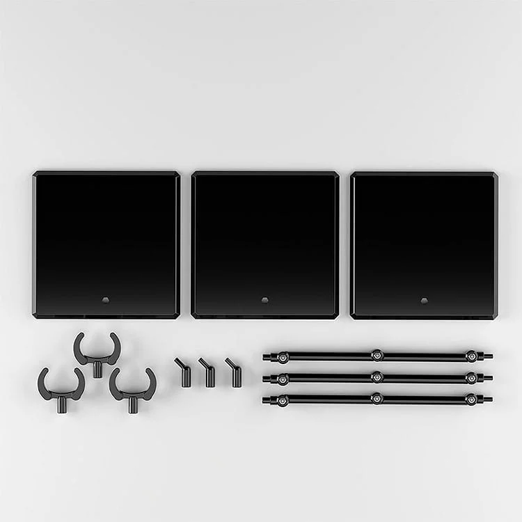 The Simple Stand Mini Nendoroid More for Mini Figures & Models Black 3-Pack